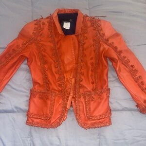 Just Cavalli leather Jacket by Roberto Cavalli
